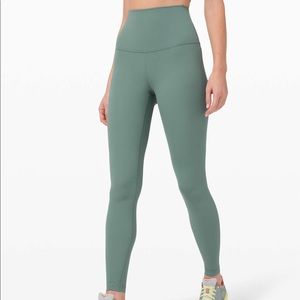lululemon tidewater teal wunder under leggings 4